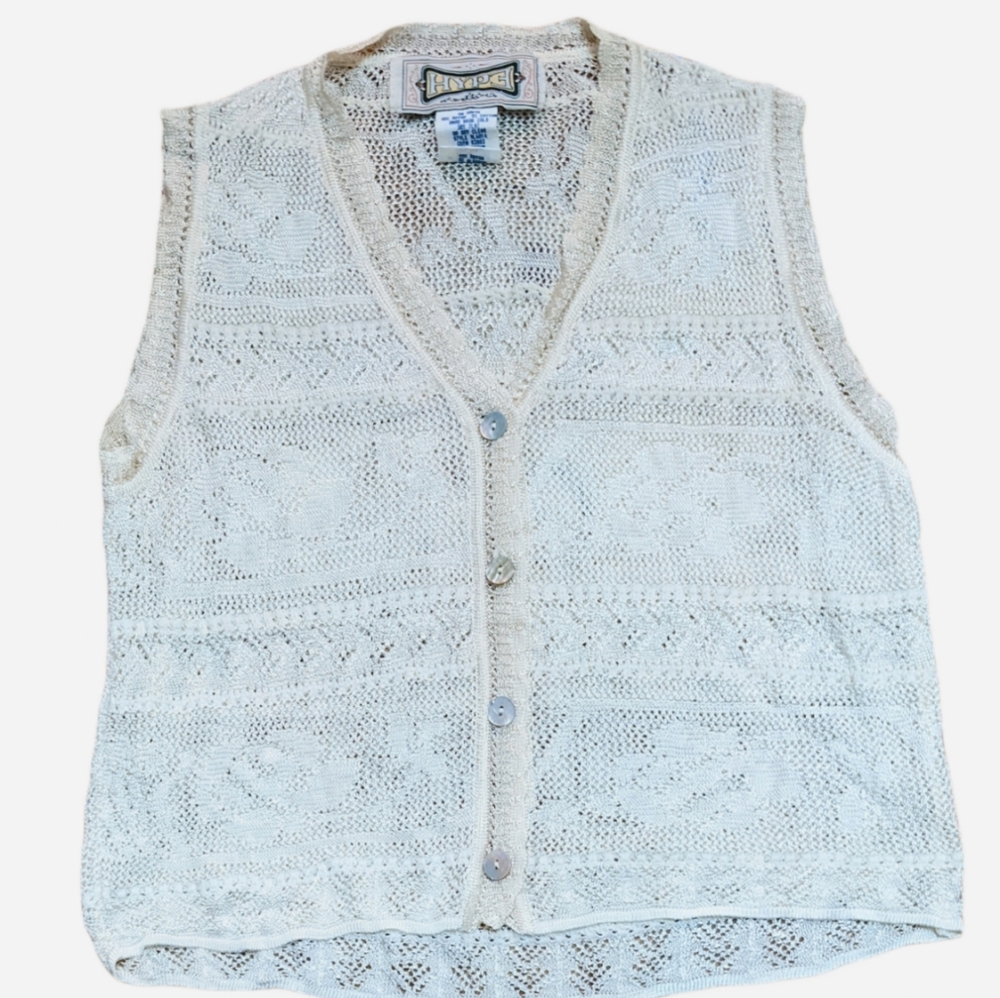Vintage Crochet Vest